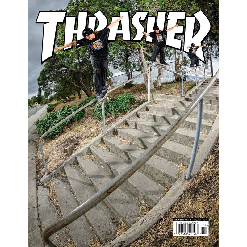 Thrasher Magazine September 2022 issue 506 Rob Pace Cover