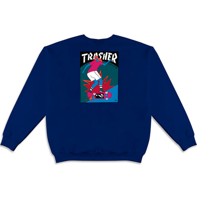Thrasher Trasher Hurricane Crewneck navy
