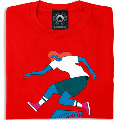 Thrasher Trasher Tre T shirt red