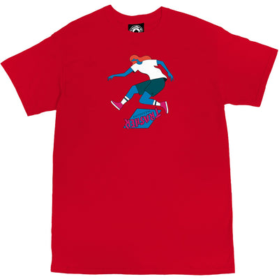 Thrasher Trasher Tre T shirt red