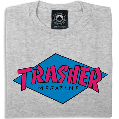 Thrasher Trasher T shirt ash grey