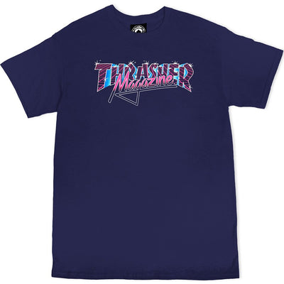 Thrasher Vice Logo T shirt navy
