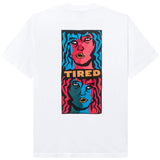Tired Double Vision Tee white