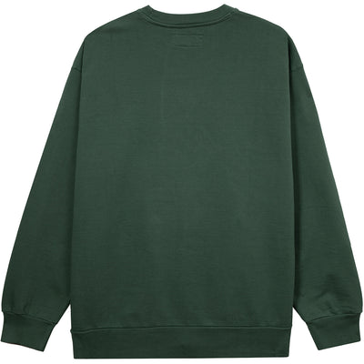 Tired Golf Crewneck Fleece Green