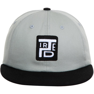 Tired Stamp 2 Tone 6 Panel Cap Ash/Black