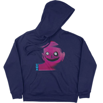 Uma Landsleds Smeared Hoodie Navy
