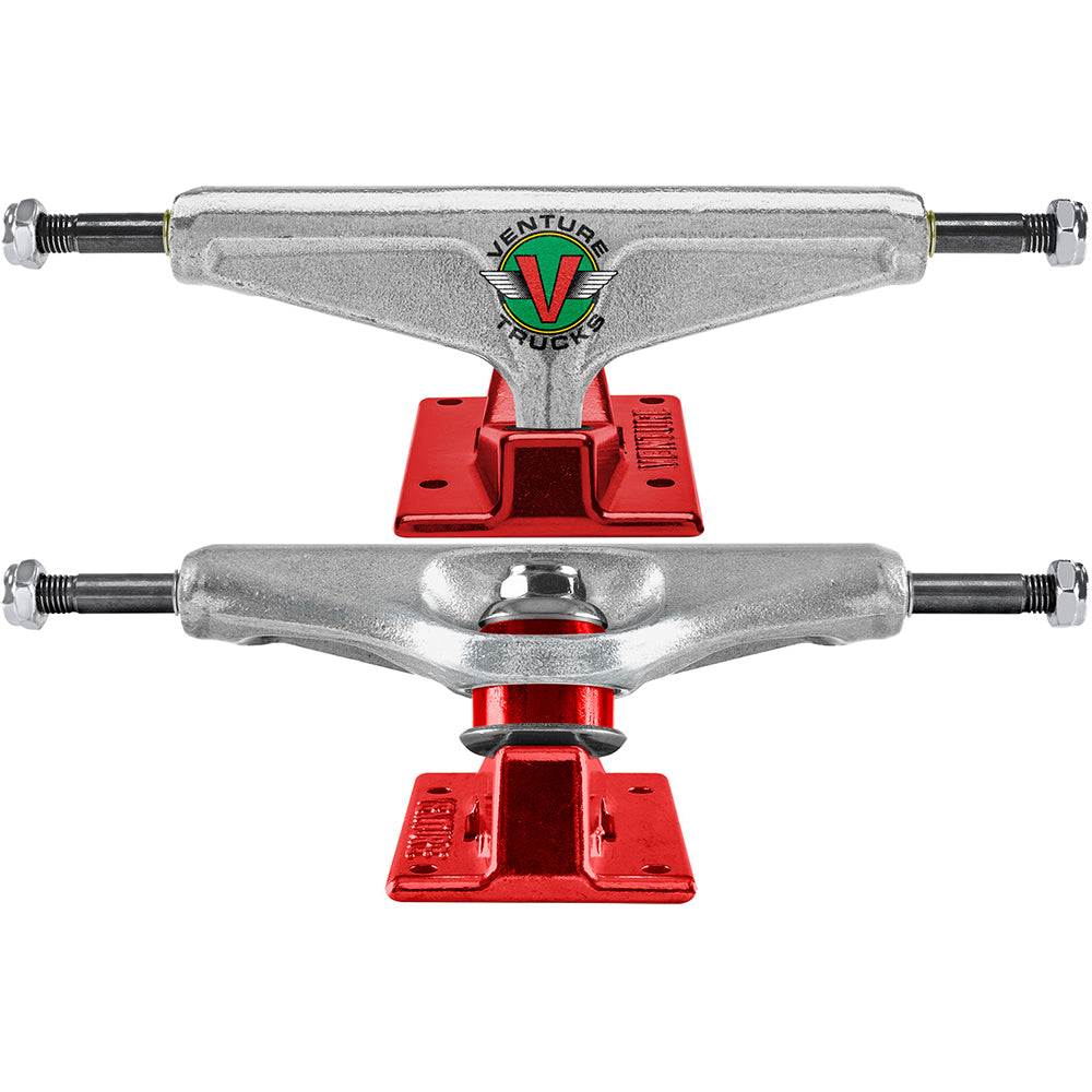 Venture OG Wings V-Hollow 5.2 Hi polished/red Skateboard trucks 8"