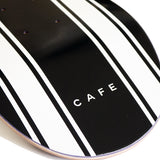 Skateboard Cafe Stripe Black/White Deck 8.125"