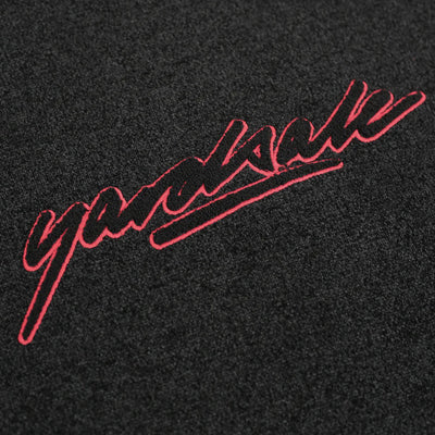 Yardsale Script Chenille Knit Crew Black