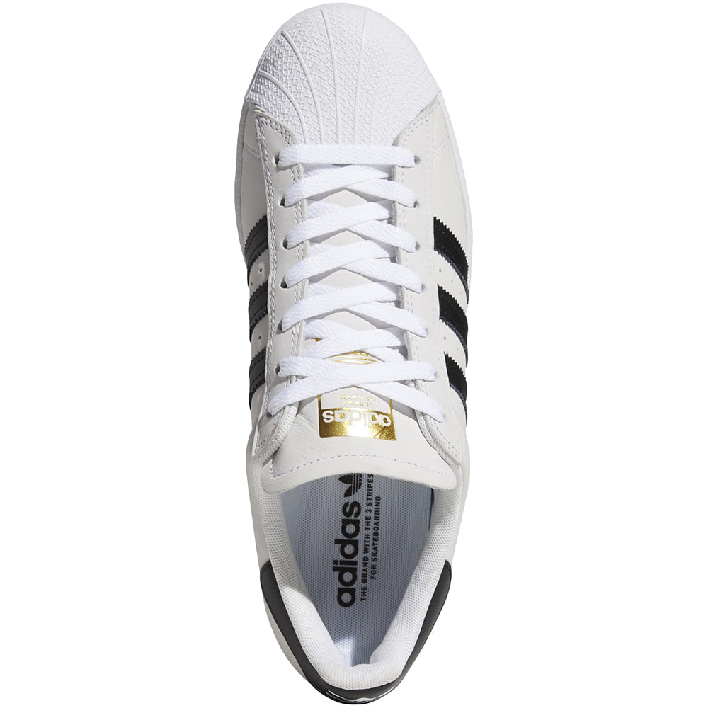 adidas Superstar ADV Shoes Cloud White/Core Black/Gold Metallic