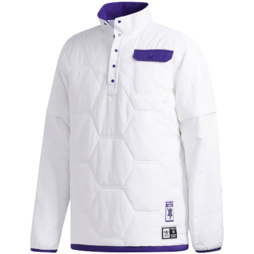 adidas x Hardies jacket white/collegiate purple