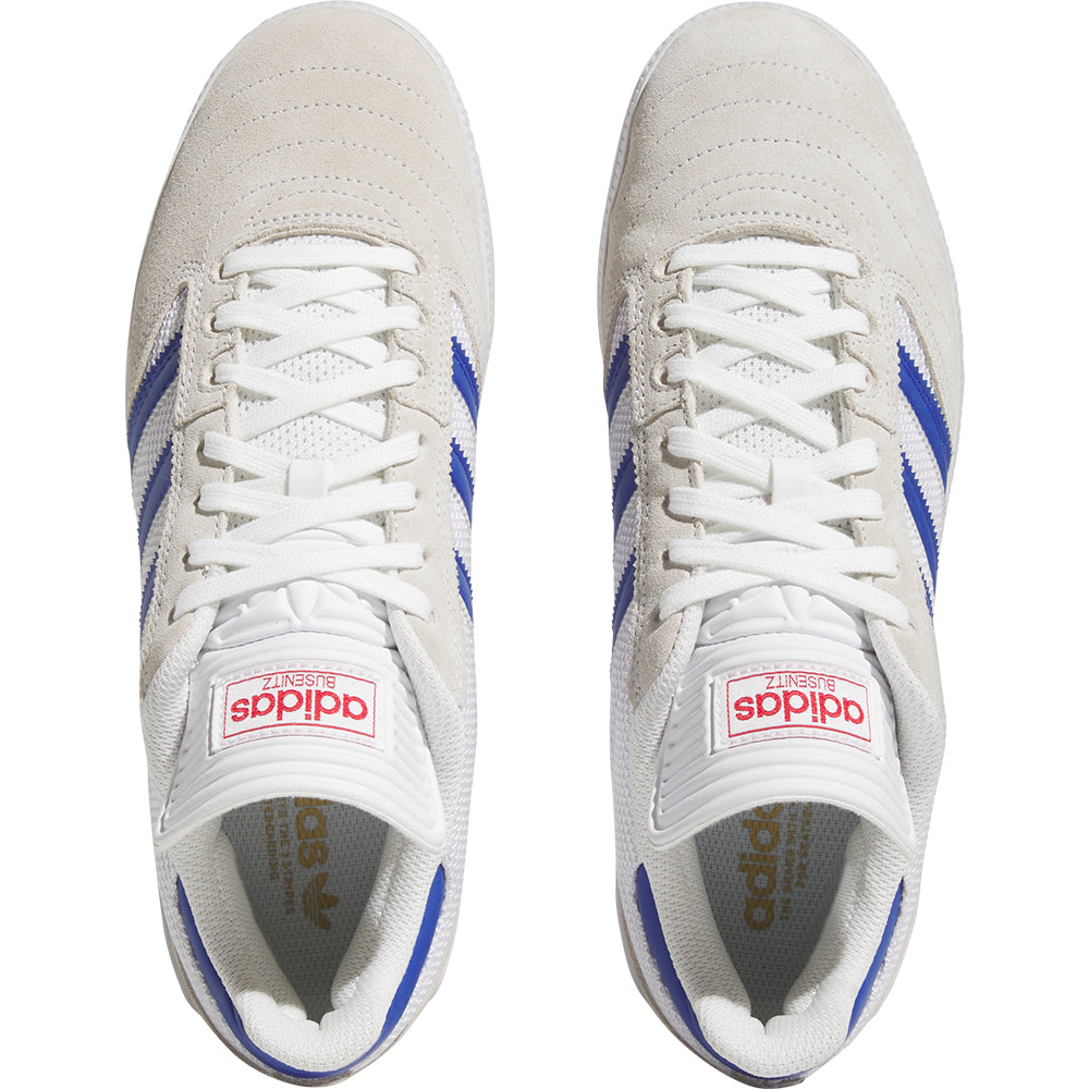 adidas Busenitz Shoes Cloud White/Semi Lucid Blue/Gold Metallic