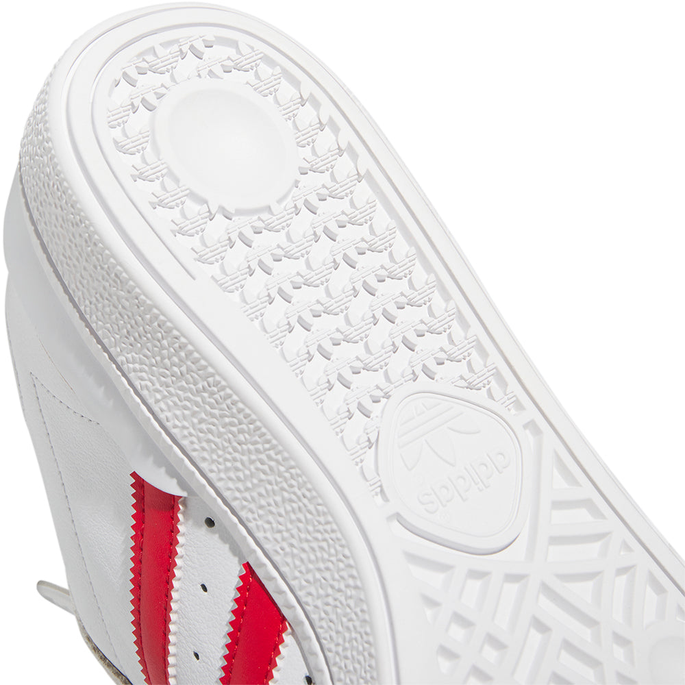 adidas Busenitz Shoes Footwear White/Better Scarlet/Gold Metallic