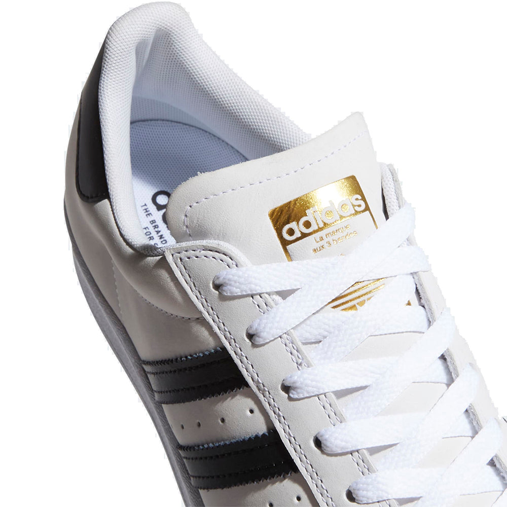 adidas Superstar ADV Shoes Cloud White/Core Black/Gold Metallic