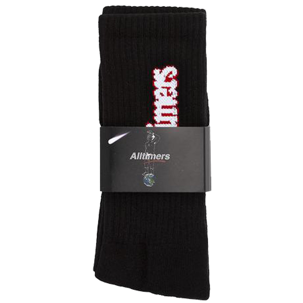 Alltimers Bugged Out Broadway Embroidered Socks black