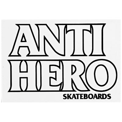 Antihero Blackhero Sticker black outline