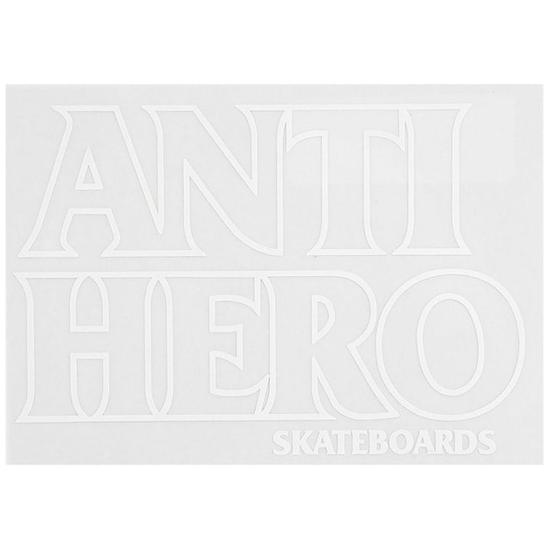 Antihero Blackhero Sticker white outline