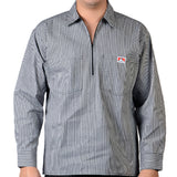 Ben Davis long sleeve Half Zip work shirt stripe hickory NOTE shop