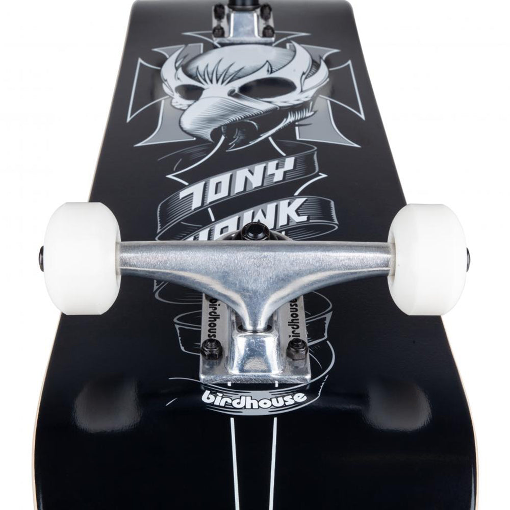 Birdhouse Hawk Crest Stage 1 Complete Skateboard Black 8"