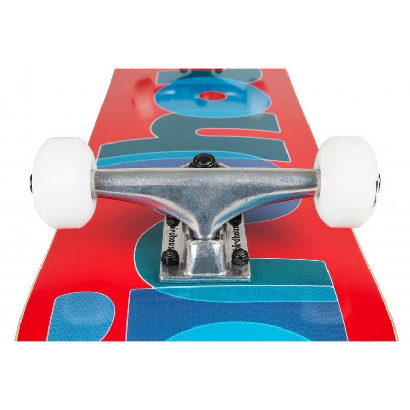 Birdhouse Opacity Logo Stage 1 red complete skateboard 8"