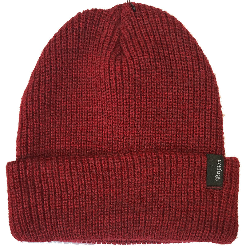 Brixton Heist beanie heather red