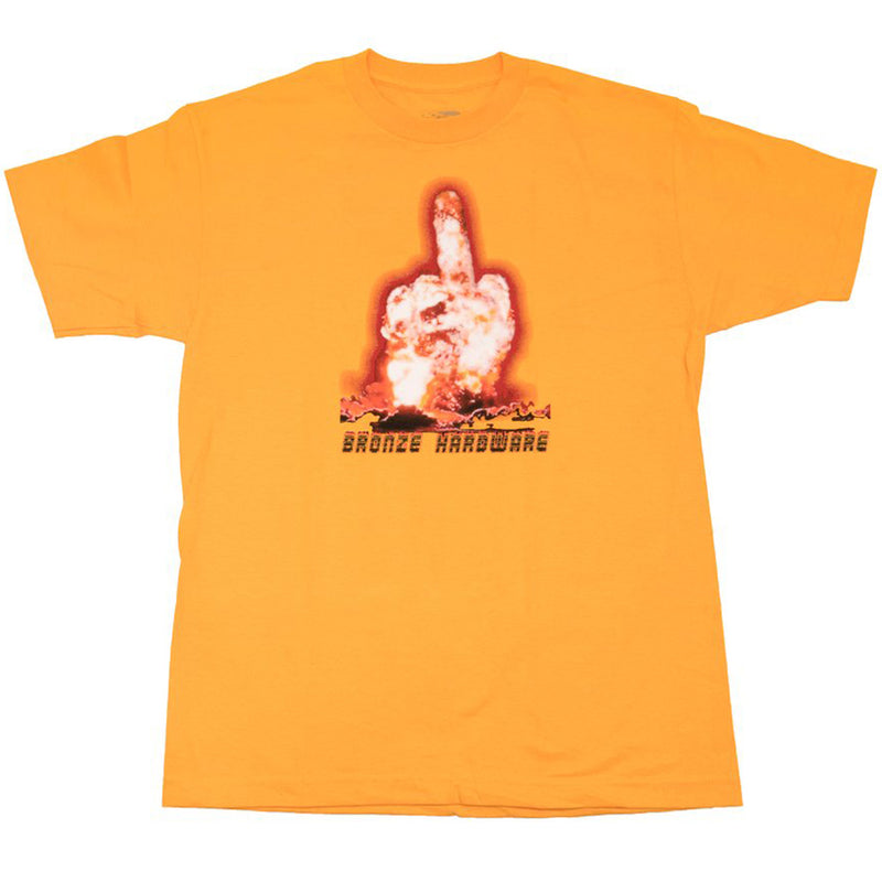 Bronze Fuck You T shirt gold