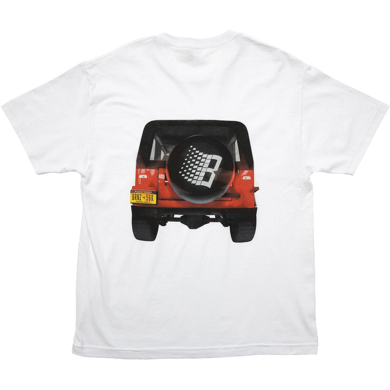 Bronze Jeep Tee white