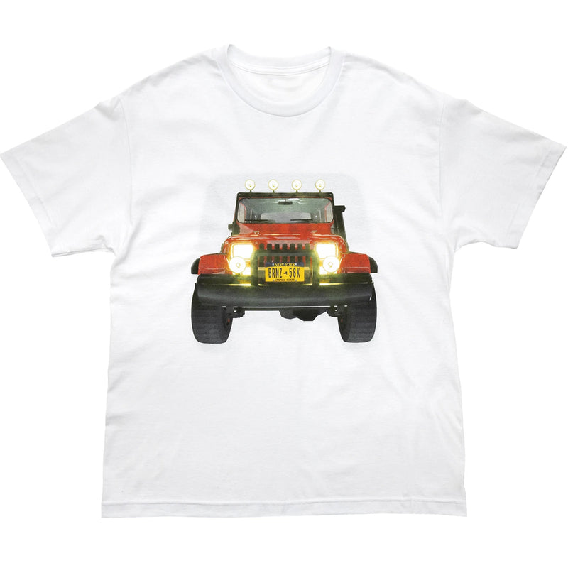 Bronze Jeep Tee white