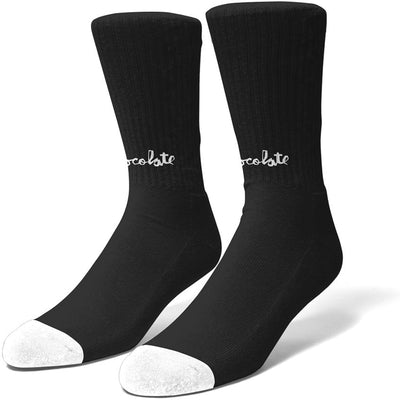 Chocolate Lost Chunk Socks black