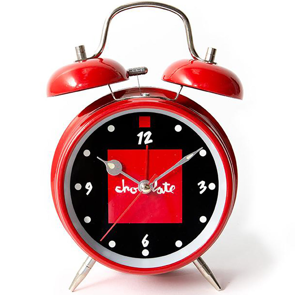 Chocolate Red Square Alarm Clock