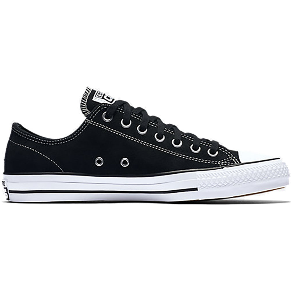 Converse CONS CTAS Pro Ox Shoes Black/Black/White Suede