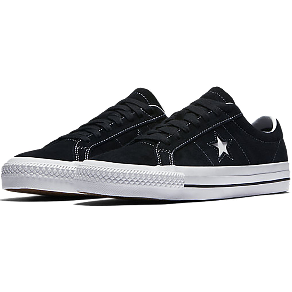 Converse CONS One Star Pro Ox Shoes Black/Black/White