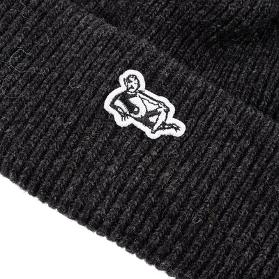 Dancer Lie Logo Beanie charcoal