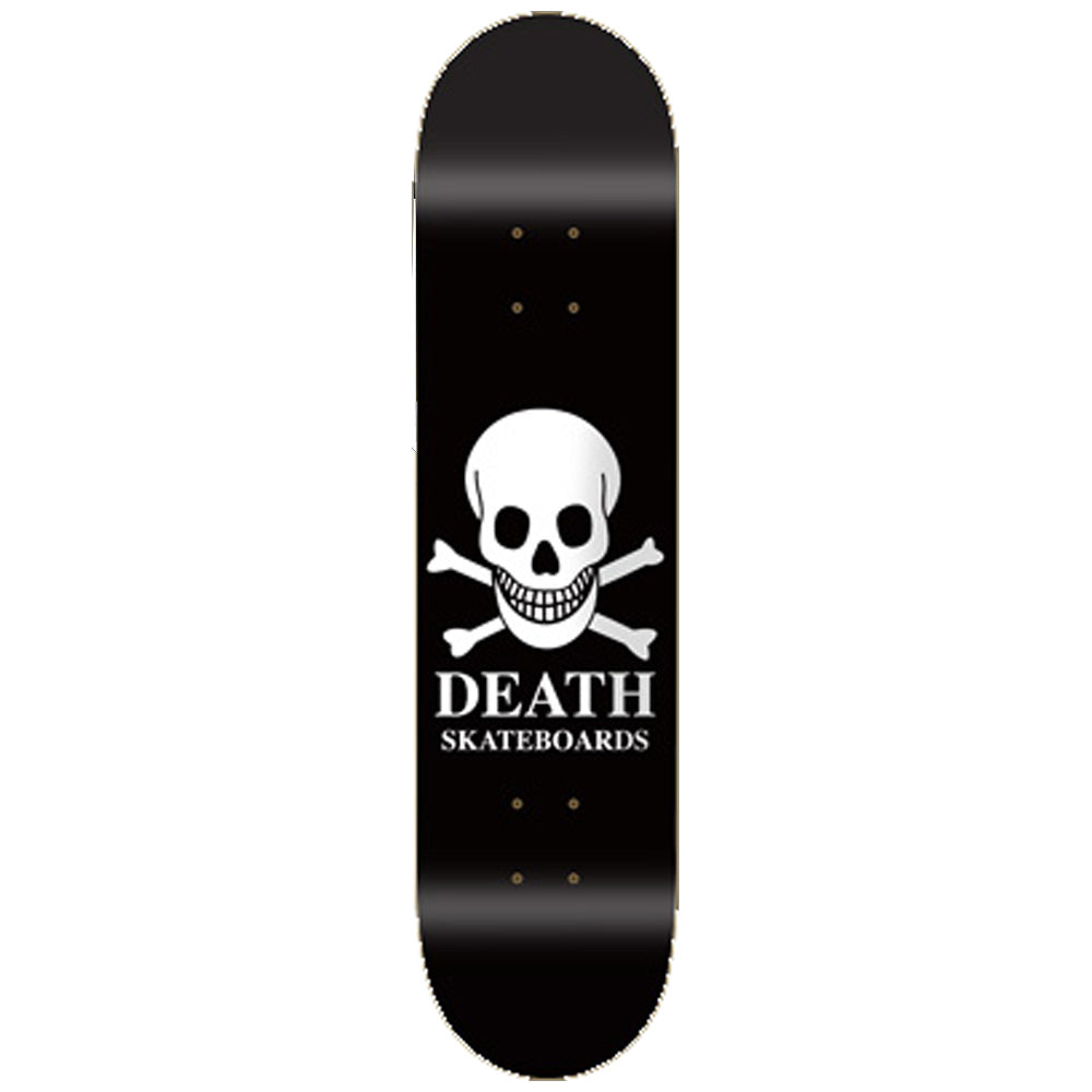 Death OG Skull Black Skateboard Deck 8.5"