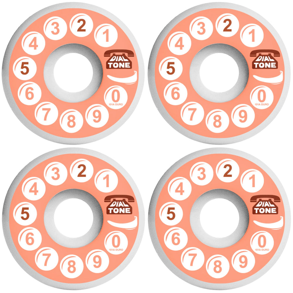Dial Tone OG Rotary Standard Skateboard Wheels 99a 52mm