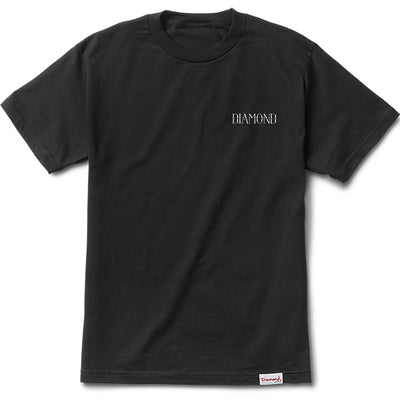 Diamond Split T shirt black