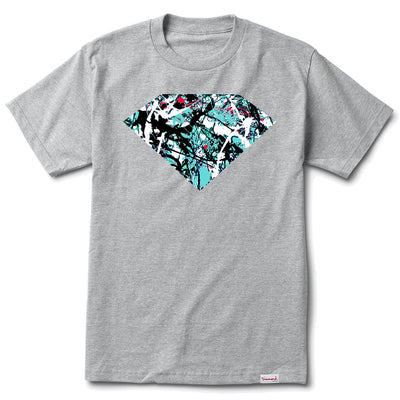 Diamond x NOTE Brilliant Stone heather grey T shirt