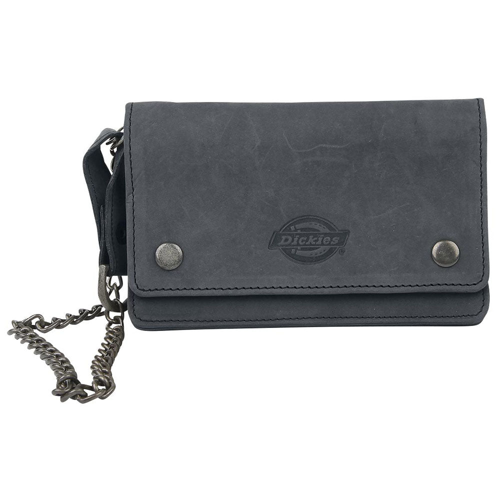Dickies Deedsville black leather wallet