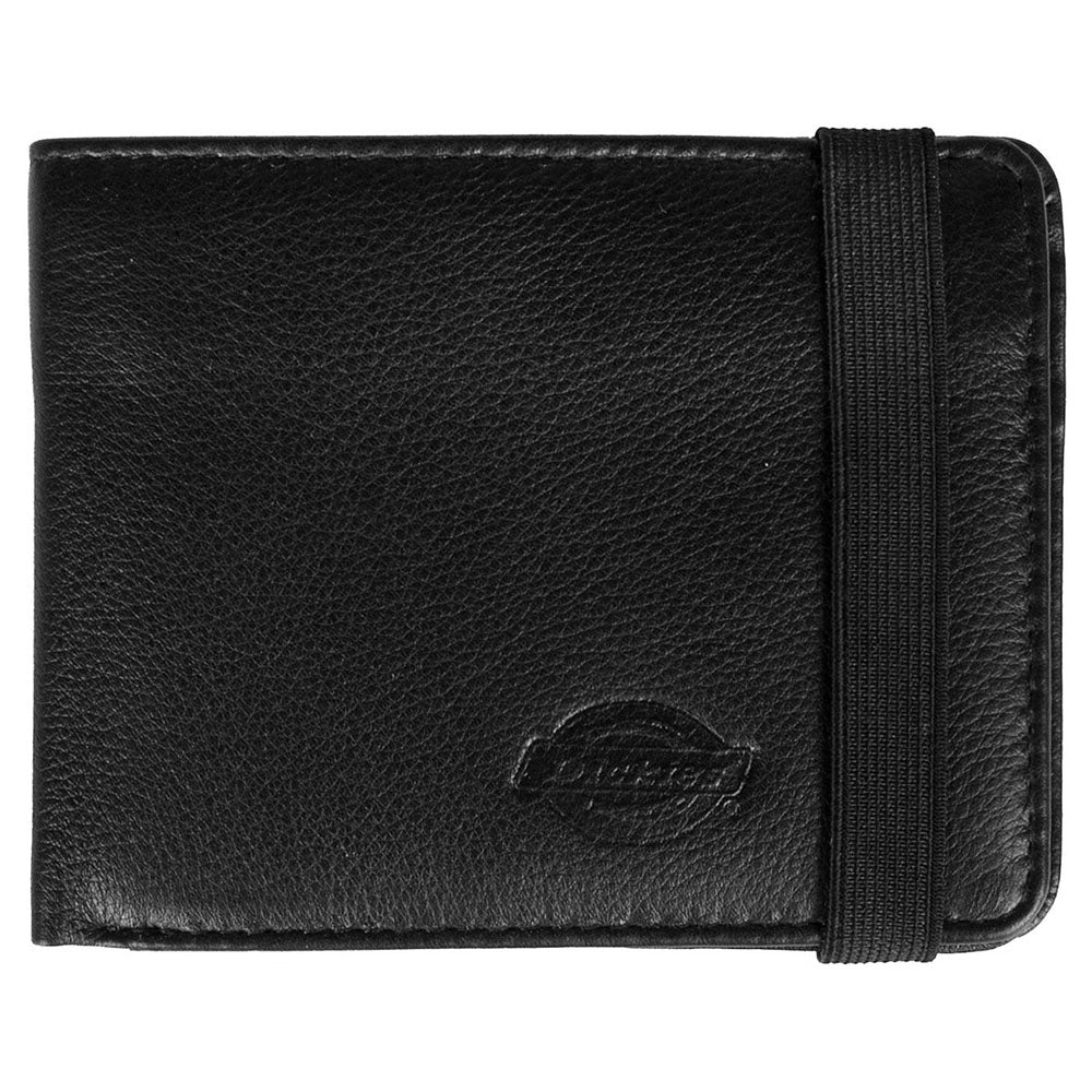 Dickies Wilburn black leather wallet