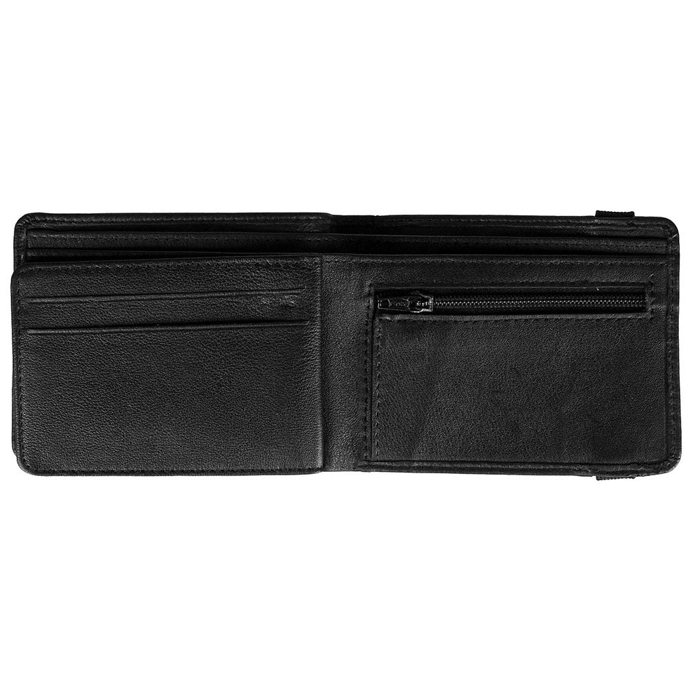Dickies Wilburn black leather wallet