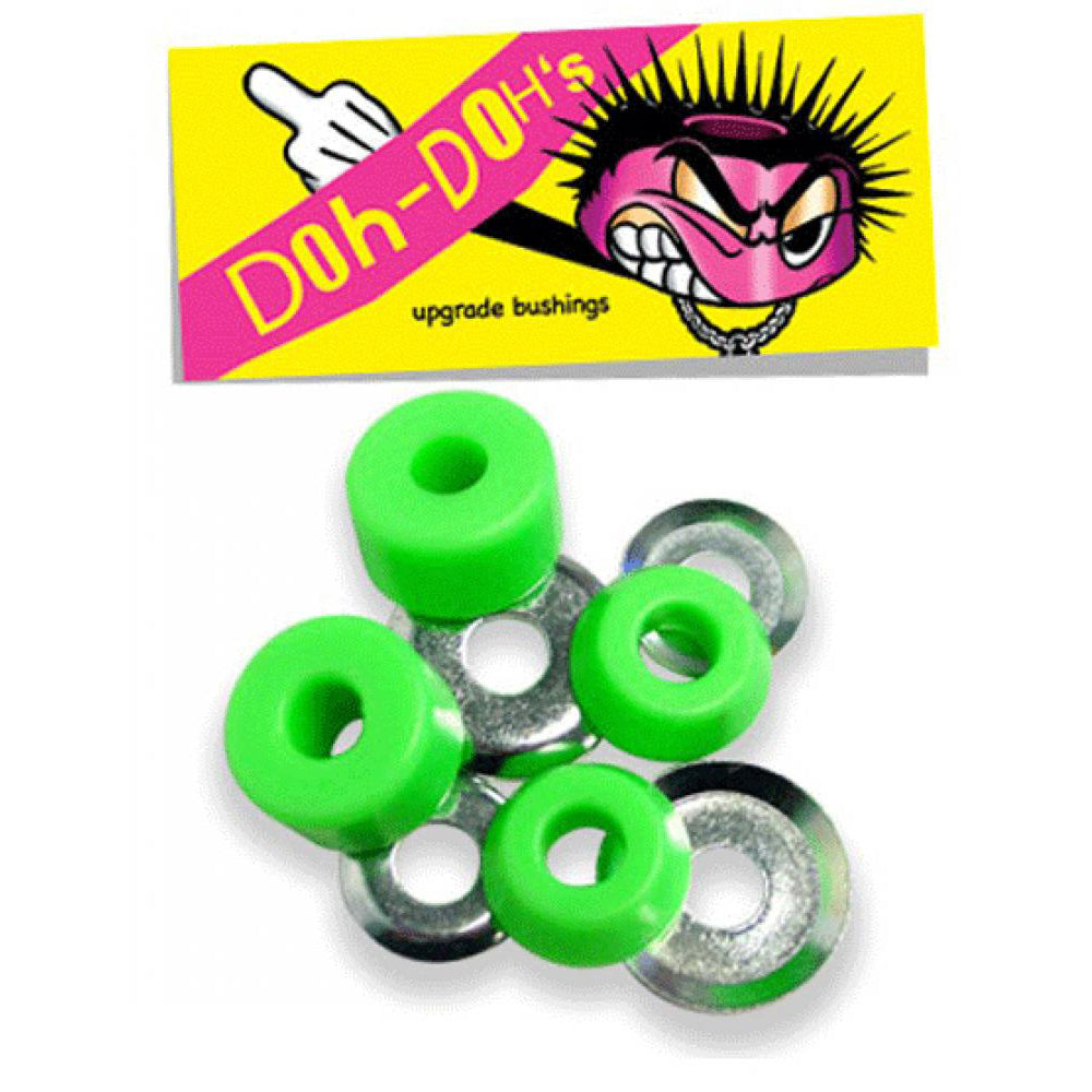 Shorty's Doh Doh neon green 93a soft upgrade bushings