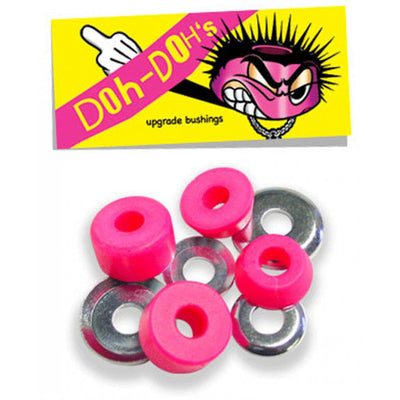Shorty's Doh Doh neon pink 96a medium upgrade bushings