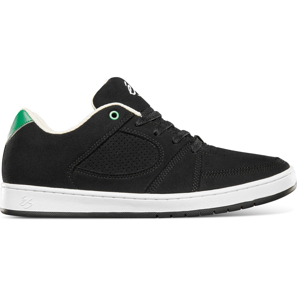 éS Accel Slim Shoes Black/White/Green