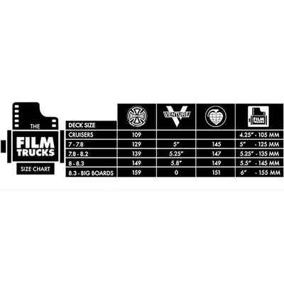 Film Trucks 6 raw 8.75"