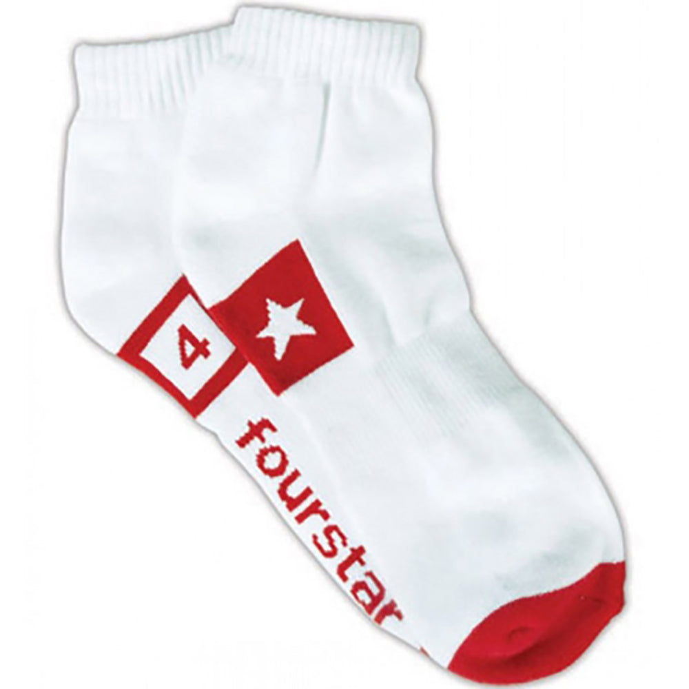 Fourstar Bar white socks white