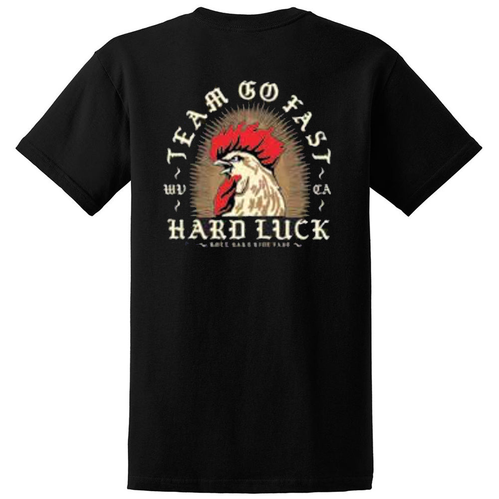 Hard Luck MFG Rooster G black T shirt
