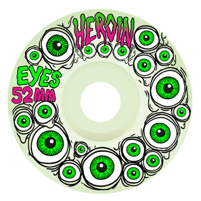 Heroin Glow In The Dark Eyes wheels 52mm