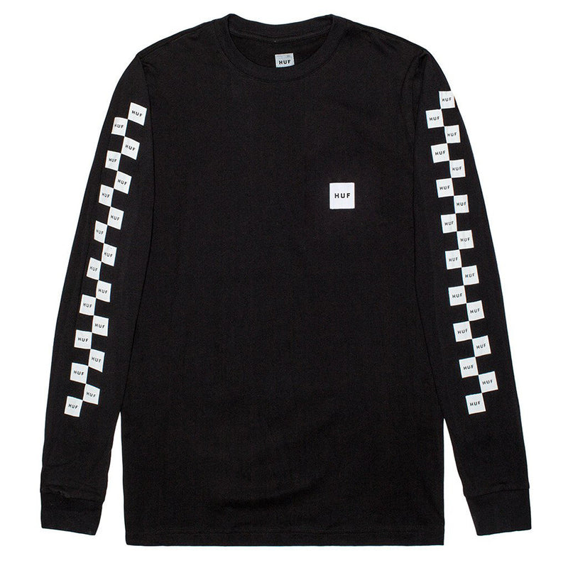 HUF Bunny Hop black/white long sleeve T shirt