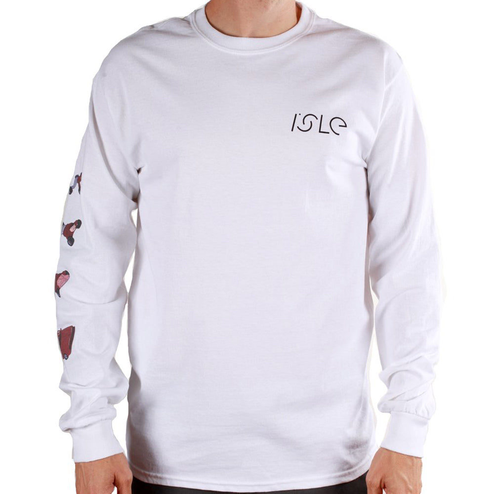 Isle Laric Turbo white long sleeve T shirt