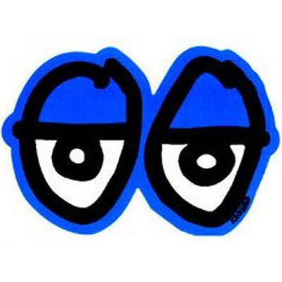 Krooked Eyes Sticker blue Large